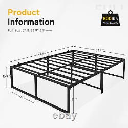 13 Twin Full Queen Bed Frame Platform Heavy Duty Steel Slat Support for Bedroom
