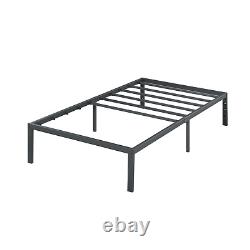 14 Heavy Duty Bed Frame Non-Slip Mattress Foundation Twin Full Queen King Size