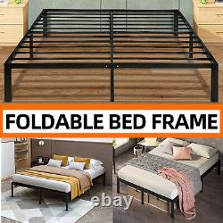 14in Queen/Full/Twin Metal Bed Frame Platform Heavy Duty No Box Spring