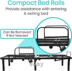 Adjustable Bed Base Frame (Twin) Electric Heavy Duty Metal Platform Bed Frame