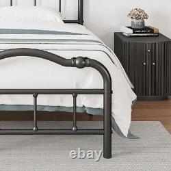 Bed Frame, Heavy Duty, with Headboard and Footboard, Metal Bed Frame Twin 14 Inch