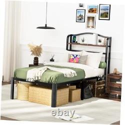 Bed Frame High Heavy Duty Metal Platform Bed Frames Size with Twin 18 Inch