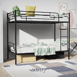 DreamBuck Bunk Bed Twin over Twin Metal Twin Bunk Beds Heavy Duty Bunk Bed for A