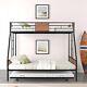 FANYHOME Metal Twin Over Full Bunk Bed with Trundle/Heavy-Duty Sturdy Metal/Safe