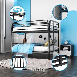Heavy Duty Bunk Beds Twin Over Full Twin Over Twin Metal Bed Frames for bedroom