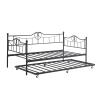 Heavy Duty Twin Daybed Sofa Bed Frame for Living Room, Bedroom, Apartment 78.1L