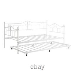 Heavy Duty Twin Daybed Sofa Bed Frame for Living Room, Bedroom, Apartment 78.1L