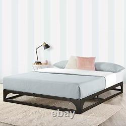 Mellow 9 Inch Metal Platform Bed Frame withHeavy Duty Assorted Sizes, Styles