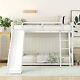 Metal Bunk Beds Twin Over Twin with Slide for Kids, Heavy Duty Twin Bunk Beds