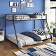 Metal Twin over Full Bunk Bed Heavy-duty Noise Reduced Safety Guardrail CPC Cert