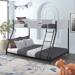 Metal Twin over Full Bunk Bed/ Heavy-duty Sturdy Metal/ Noise Reduced/ Safety