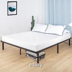 Queen Metal Platform Bed Frame Full Twin Size Heavy Duty Mattress Foundation