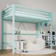 SHA CERLIN Junior Loft Bed Twin Size, Heavy Duty Twin Bed Frame with Full-Length