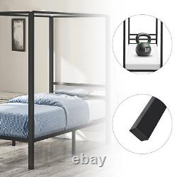 TAUS Twin Size Metal Bed Frame Heavy Duty Mattress Foundation Posters CanoUS