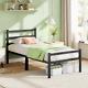 Twin Bed Frames with Headboard and Footboard, 14 Inch Heavy Duty Metal Platform
