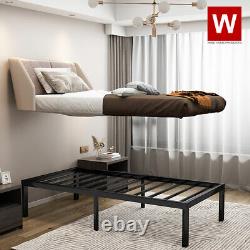 Twin Heavy Duty Steel Bed Frame Modern Twin Platform Bed Height 14