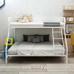 Twin-Over-Full Metal Bunk Bed, Heavy Duty, Easy Assembly, Enhanced Guardrail