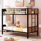 Twin-over-twin Bunk Bed Heavy-duty Safeguard Along with a Sturdy Ladder Brown